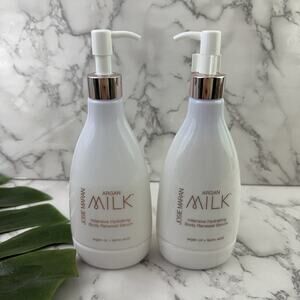 Josie Maran Pure Argan Milk Intensive Hydrating Body Renewal Serum Lot 2 13.4 oz